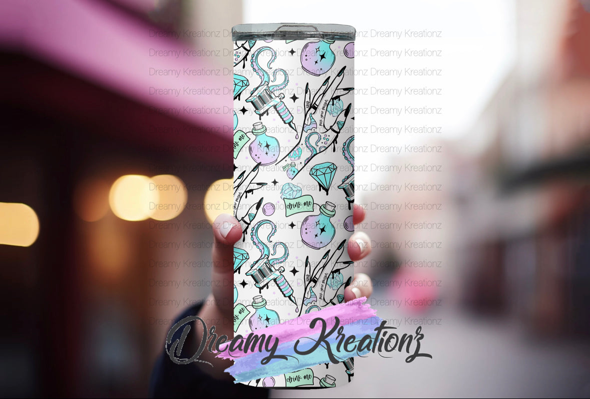 Tatted tumbler