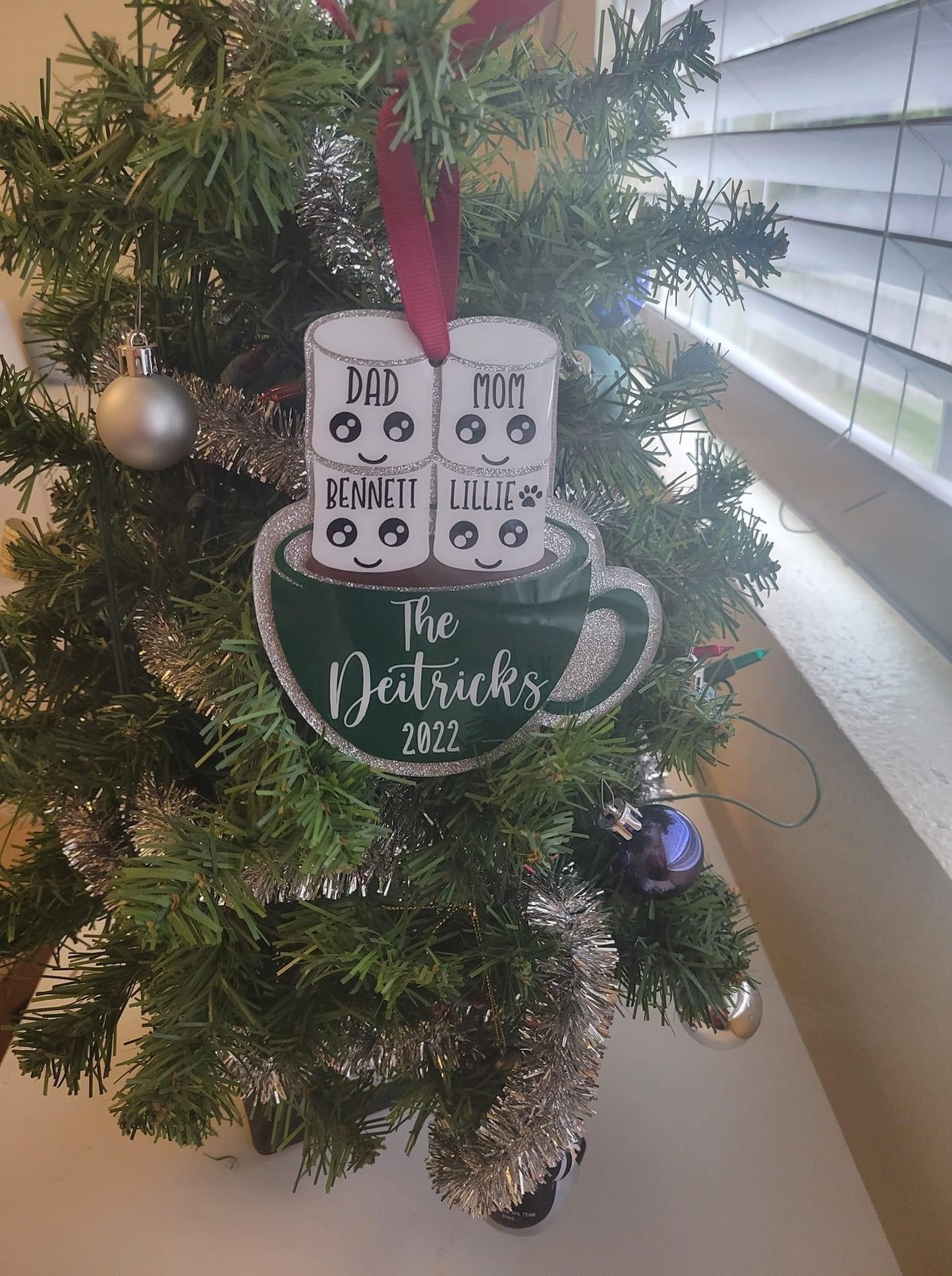 Marshmallow ornament
