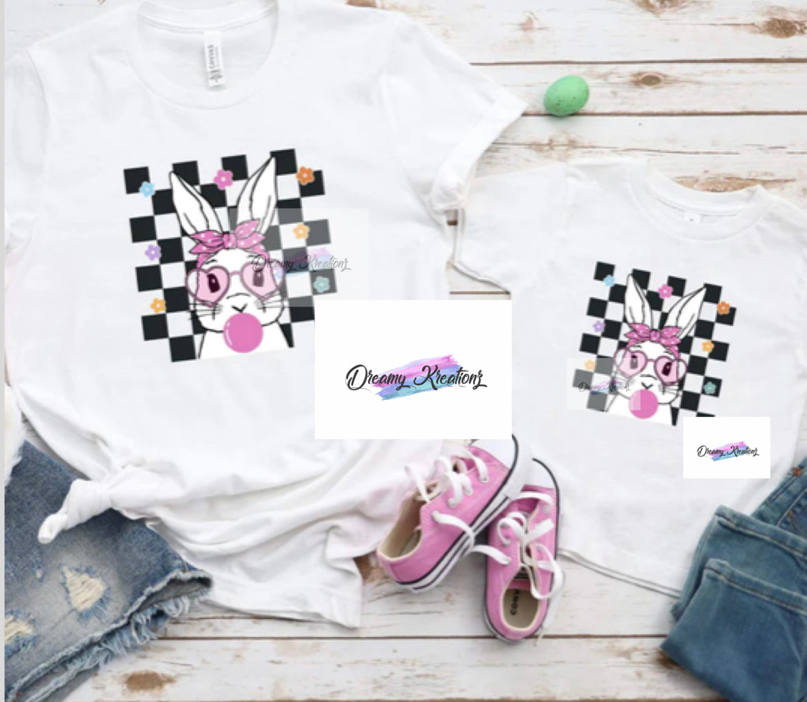 Retro bunny kids