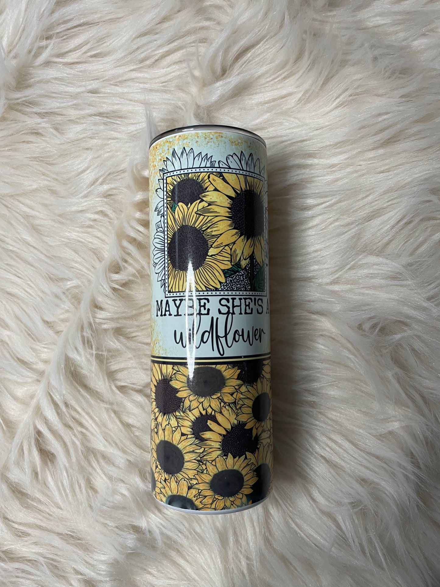 Maybe she’s a wildflower tumbler
