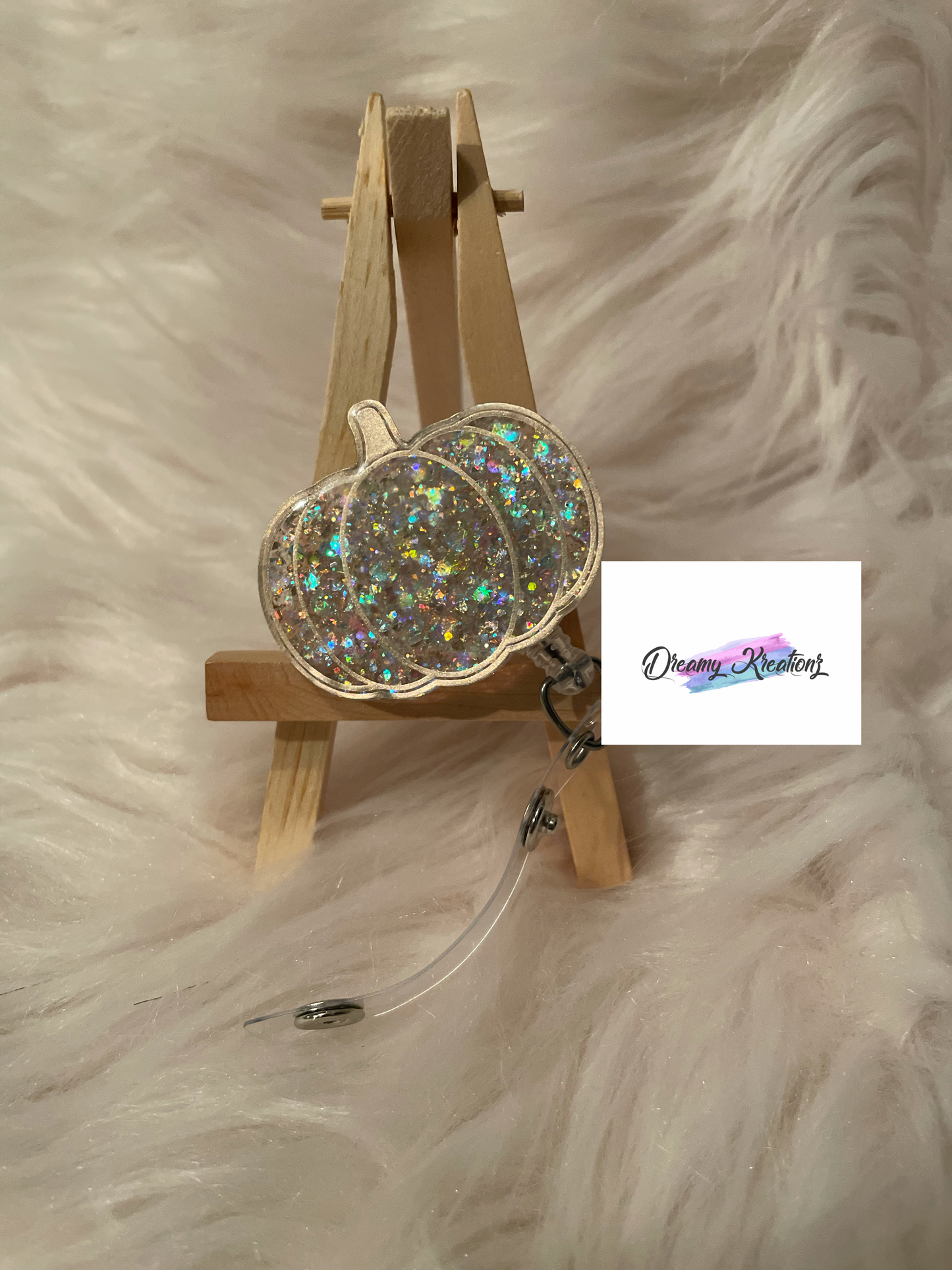 Prettiest pumpkin badge reel