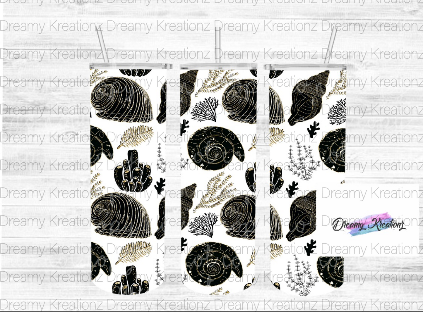 Seashell tumbler