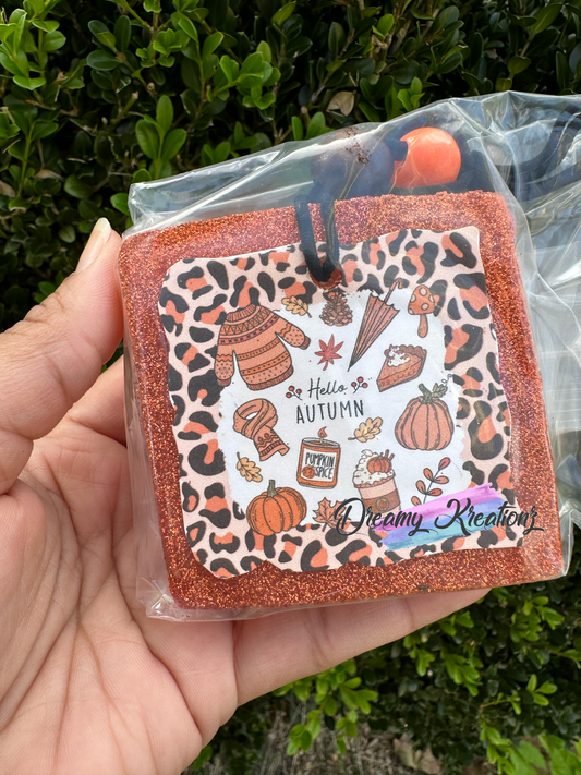 Fall freshie exclusive Vanilla Pumpkin Marshmallow scented